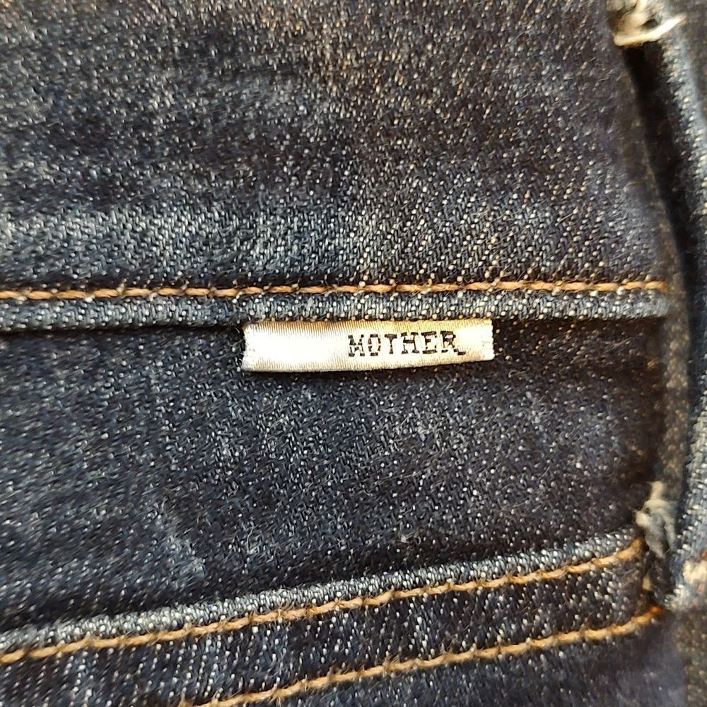 MOTHER The Runaway Denim Jean in Partners Undercover Wash Frayed Hem Revolve - Picture 11 of 16